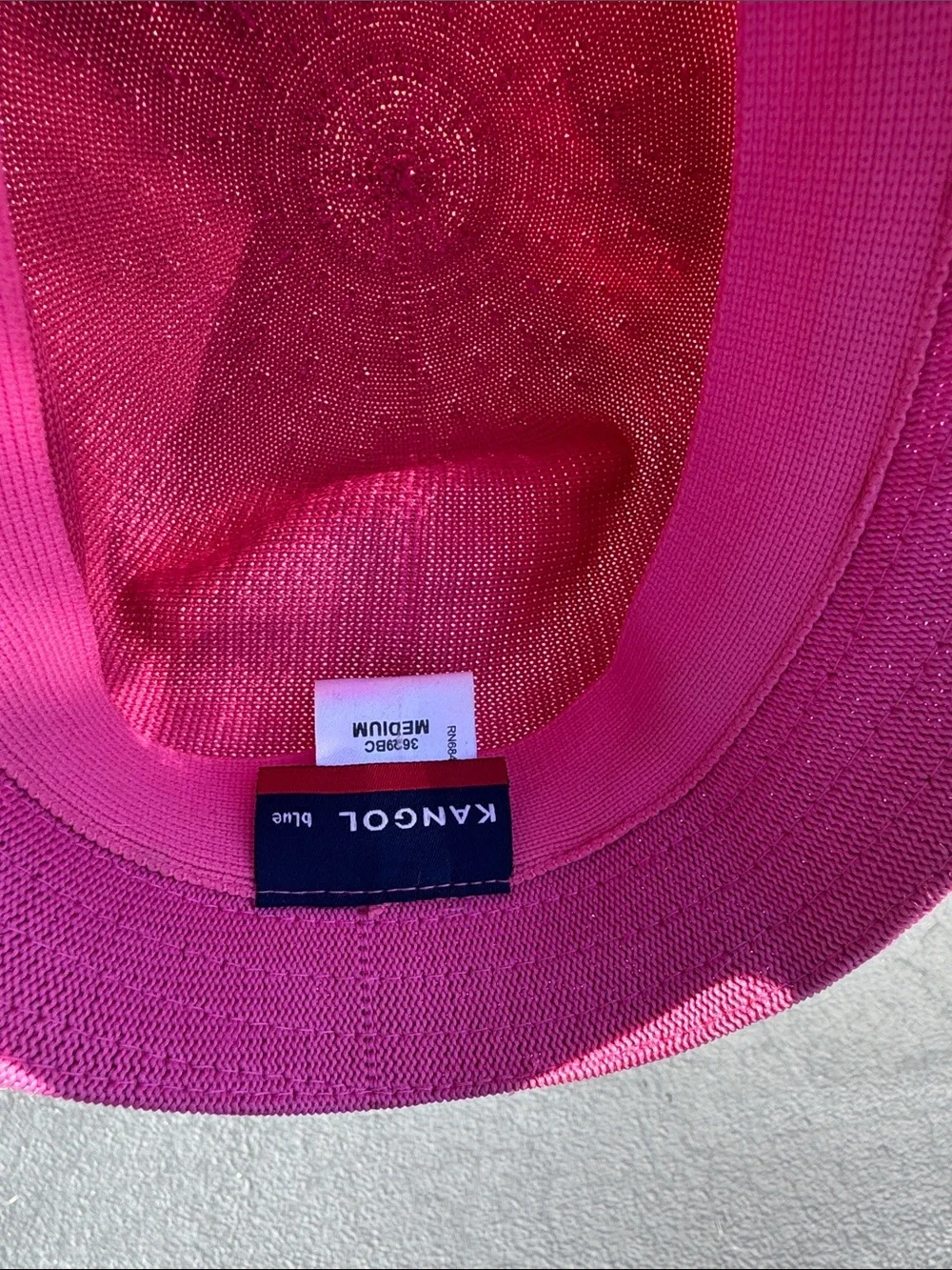 Kangol Kids Fuchsia Bucket Hat with Logo